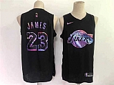 Men's Los Angeles Lakers #23 LeBron James Black Stitched Basketball Jersey,baseball caps,new era cap wholesale,wholesale hats